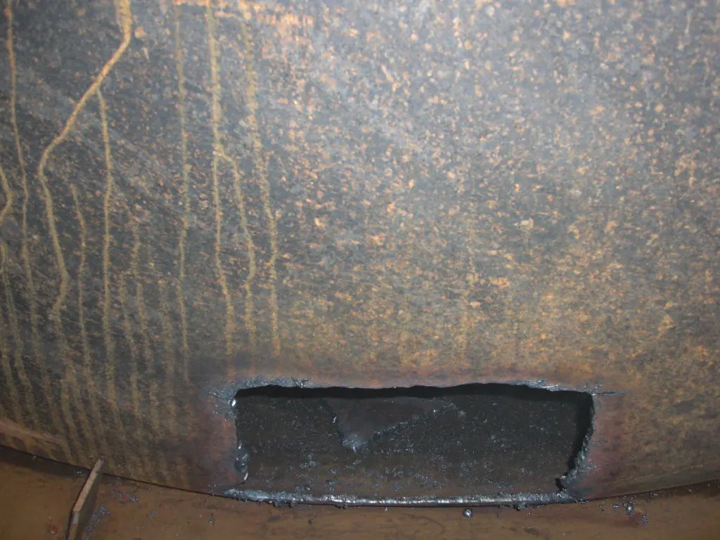 baffle cutting