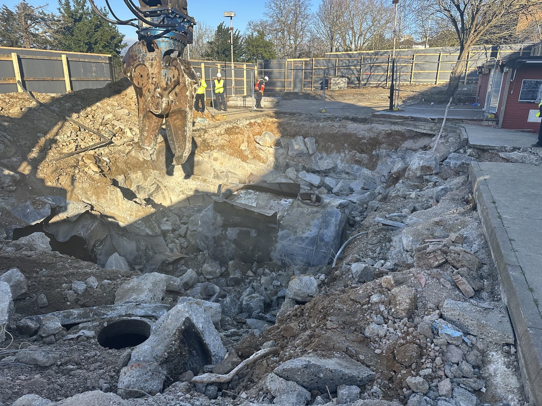 Fuel Tank Excavation